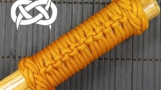 How to make a Paracord Handle Wrap [upl. by Icyak]