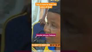 How to Hear the Voice of God  Apostle Johnson Suleman apostlejohnsonsuleman [upl. by Gipps264]