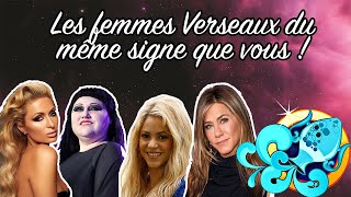 Célébrité Astrologie  Les femmes célèbres qui sont du signe Verseau ♒ comme vous [upl. by Ytram]