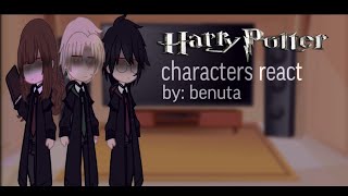 HP characters react  drarry  DarkHarry  1 [upl. by Aizirk775]