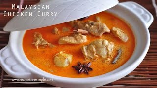 Malaysian Chicken Curry  Nyonya Chicken Curry with Coconut Milk [upl. by Culhert891]