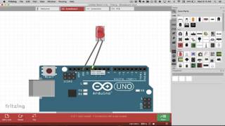 Arduino Tutorial Fritzing [upl. by Ised]