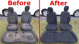 How To Super Clean Cloth and Leather Seats [upl. by Auqined757]