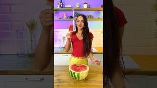 MY KID ONLY EATS SWEETS 😨Lets make health ice cream from watermelon cool DIY ideashorts [upl. by Onairotciv]