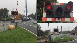 Rare Level Crossing on a Swing Bridge at Preston Docks Lancashire [upl. by Adnorat]