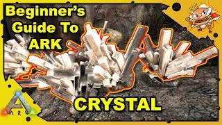 How to Get Started in ARK  A Beginners Guide  How To Get Crystal  Ark Survival Evolved Episode 4 [upl. by Novyart]