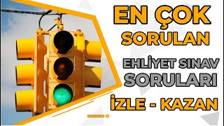 EN ÇOK SORULAN Ehliyet Soruları  Ehliyet Sınav Soruları 2020  Çıkmış Ehliyet Soruları  50 Soru [upl. by Nerhtak774]