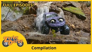 Zerby Derby  FLOOD amp MUD  Full Episodes  Kids Cars [upl. by Feetal]