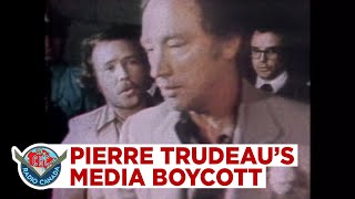 Pierre Trudeau and the media boycott 1983 [upl. by Gertruda]