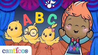 Canticos  The ABC Song  El Abecedario  Bilingual Nursery Rhymes [upl. by Veradia]