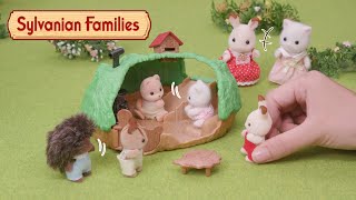 The Forest Hideout 🏕 Toy Play  Sylvanian Families [upl. by Ariaek]