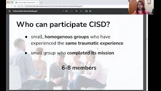 Critical Incident Stress Debriefing CISD class report [upl. by Hakilam]