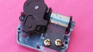 Fix A Music Box Snow Globe Mechanism Movement [upl. by Chesnut]