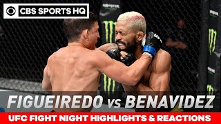 UFC Fight Night Highlights Figueiredo dominates Benavidez to win flyweight title  CBS Sports HQ [upl. by Annil246]