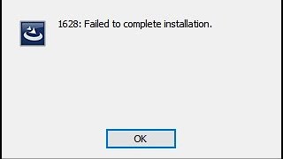 How To Fix 1628 Failed To Complete Installation [upl. by Sidonius]