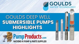 Goulds Deep Well Submersible Pumps Product Highlight [upl. by Lower451]