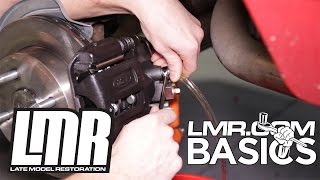 How to Bleed Ford Mustang Brakes  LMR Basics [upl. by Eninnaj736]