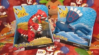 Pokémon Groudon and Kyogre Large Figures  ToyCollection [upl. by Lian]