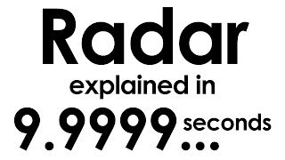 Radar explained in ten seconds [upl. by Ainahpets327]