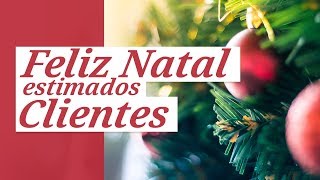 Feliz Natal estimados Clientes Mensagem de Natal para Clientes [upl. by Canice861]