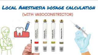 Local Anesthesia with Epinephrine dose calculations  Epinephrine Dose Calculations in Dentistry [upl. by Kartis]