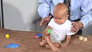 PediatricNeuro Exam 6 month Postural Reflexes  Lateral Propping [upl. by Alicia]