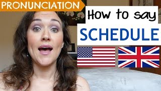 How to Pronounce SCHEDULE US UK amp Australian pronunciation [upl. by Reynard]