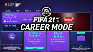 HOW TO START YOUR FIRST FIFA 21 CAREER MODE [upl. by Eatnad]