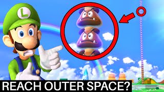 Stacking Goombas so High it Reaches the Stratosphere in Super Mario 3D World  Bowsers Fury [upl. by Meyers418]