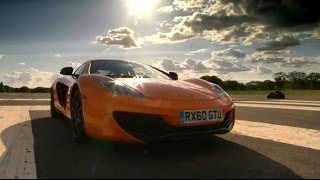 McLaren MP412C vs Ferrari 458  Top Gear [upl. by Humph]