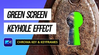 How to Create Green Screen Keyhole Effect on Mobile  PowerDirector for Instagram amp TikTok [upl. by Gowrie]