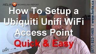 How To Setup and Configure UBNT Ubiquiti Unifi Wifi Access Points [upl. by Andryc]