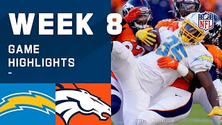 Chargers vs Broncos Week 8 Highlights  NFL 2020 [upl. by Anissej]