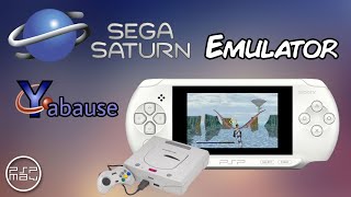 New Sega Saturn emulator Yabause for PSP  2021 [upl. by Maegan678]