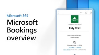 Microsoft Bookings overview [upl. by Lyrej]