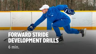 Forward Stride Development Drills  iTrain Hockey [upl. by Delly553]