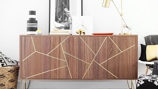 Midcentury Modern IKEA Hack Sideboard [upl. by Min]