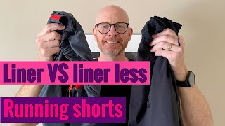 Running shorts  lined vs linerless [upl. by Lilhak]