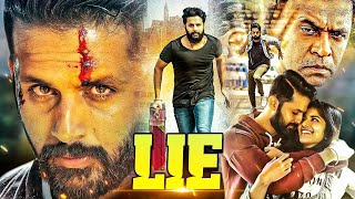 LIE Hindi Dubbed Action Thriller Movie  Nithin Megha Akash Ravi Kishan Arjun Sarja  2023 Movie [upl. by Annoya]