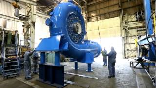 The Fabrication and Assembly of an 85MW Francis Turbine at Ebco Industries [upl. by Maybelle252]