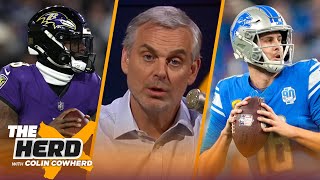 Colins Championship Picks Ravens dethrone Chiefs at home Lions cover vs 49ers  NFL  THE HERD [upl. by Yankee]