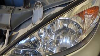 How to replace front parking light bulbs Toyota cars [upl. by Denoting]