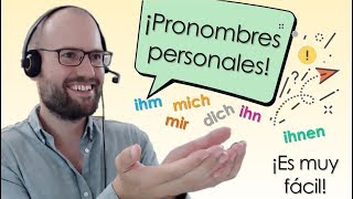 Pronombres En Alemán  Los Pronombres Personales En Nominativo Dativo Y Acusativo  12 💡 [upl. by Zita]