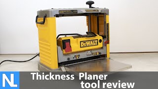 DEWALT Portable Thickness Planer DW734 Review [upl. by Ennaehr]