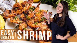 How to Make Easy Grilled Shrimp  The Stay At Home Chef [upl. by Krum]