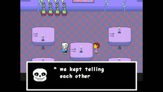 Undertale  Dinner with Sans [upl. by Tierell]