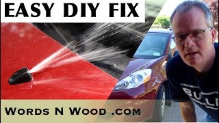 HOW TO REPLACE your windshield washer nozzle WnW 169 [upl. by Dias]