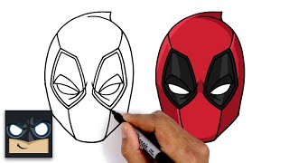 How To Draw Deadpool  Step By Step Tutorial [upl. by Innoc]