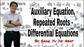 Auxiliary Equation Repeated Roots  Differential Equations [upl. by Nolra]