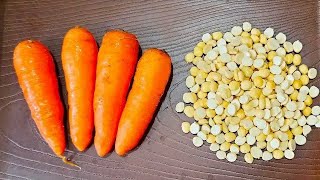 Instant snack recipeevening snack recipekids snackLockdown munchieslockdown recipeCarrot recipe [upl. by Nanny701]